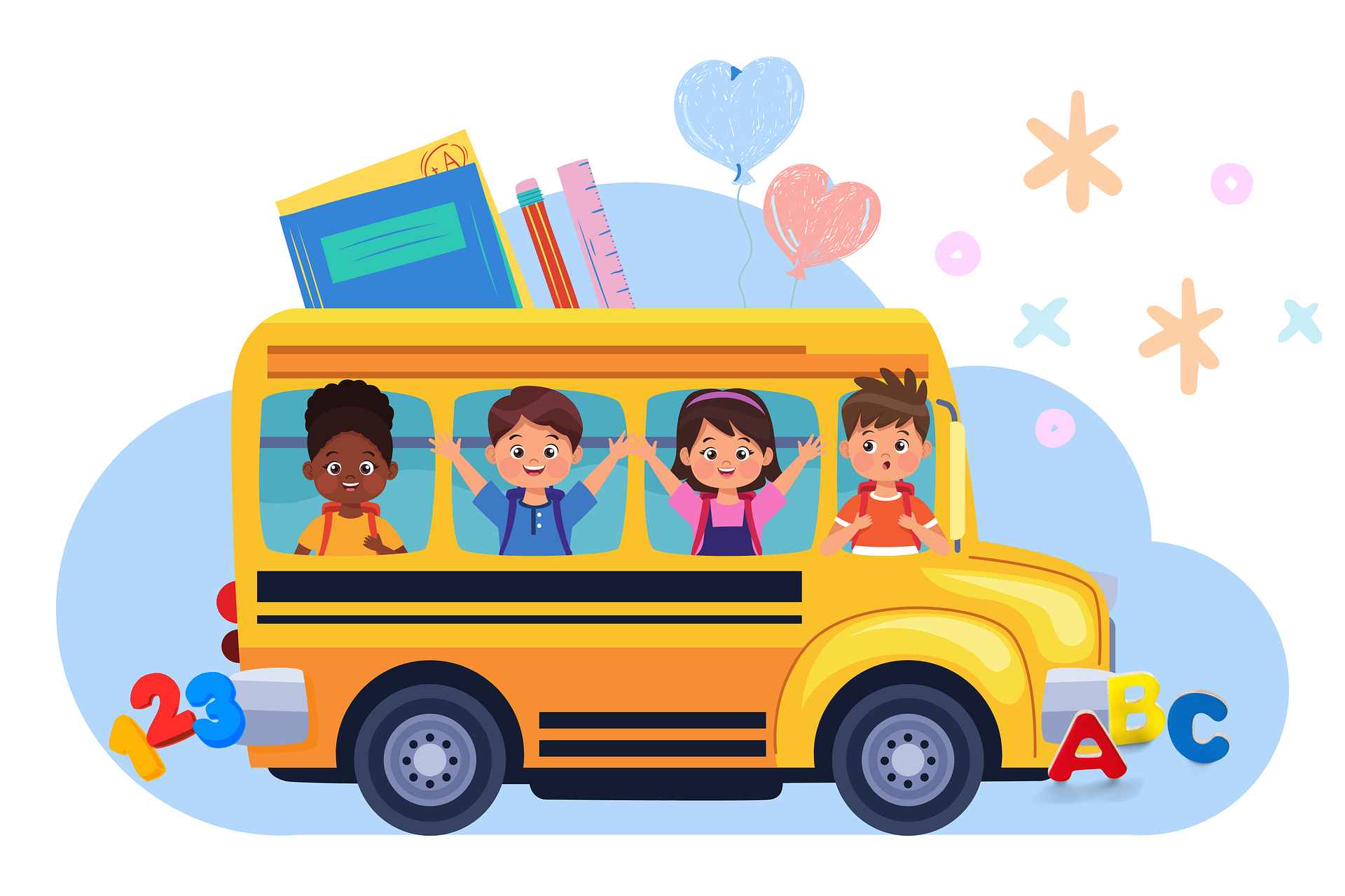 School bus - stop